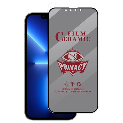 iPhone Privacy Film For Daily Screen Protection On The Go — ceramic anti-peeping screen protector blocking side views and scratches