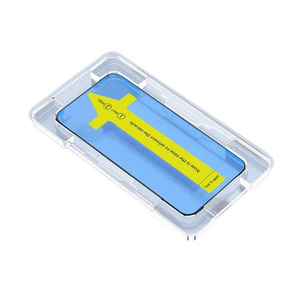 Protective Screen Cover for iPhone Daily Use - ultra-thin clear shield in installation tray, scratch-resistant flexible tempered film