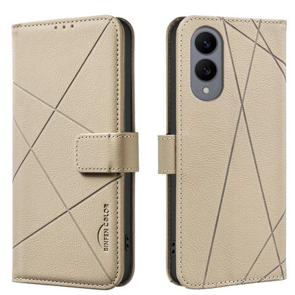 Leather Phone Case With Card Slots And Cash Pocket beige RFID-blocking wallet folio with three card slots and cash pocket
