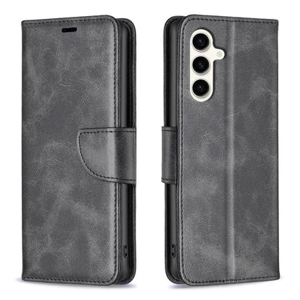 Protective Leather Flip Case With Card Storage in gray PU leather and TPU, card slots and magnetic closure for phone protection and wallet convenience
