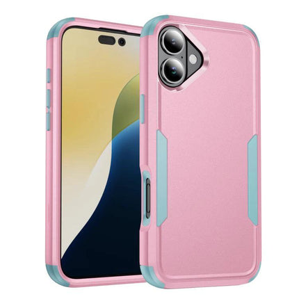 Phone Case for Everyday Protection on Commutes - slim dual-material pink TPU+PC commuter phone case