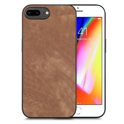Vintage Leather Phone Case For Everyday Use - slim brown leather TPU+PC protective phone case resisting scratches and dirt, pocket-friendly