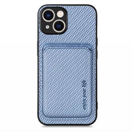 Leather Phone Case With Built In Card Holder For Everyday Commute And Quick Wallet Convenience, blue woven PU leather phone case with card pocket