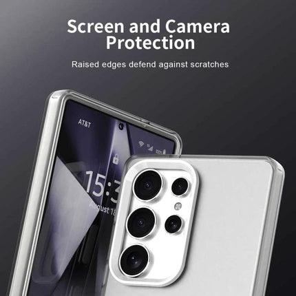 Essential Samsung Galaxy Phone Case for Everyday Protection slim transparent TPU PC PET case with raised edges for screen and camera protection