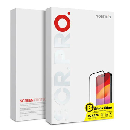 Screen Protector For Daily iPhone Handling During Texting And Browsing Everyday Use - NORTHJO high aluminum-silicon glass with full-glue backing
