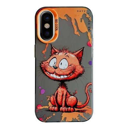iPhone Case Animal Print for Everyday Protection — slim TPU + PC cat illustration, scratch and drop-resistant commuter case