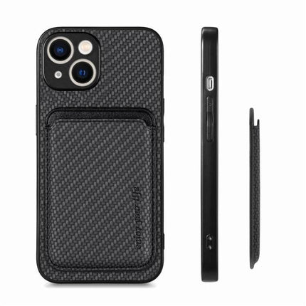 Leather Phone Case With Built In Card Holder For Everyday Commute And Quick Wallet Convenience - slim black PU leather case with built-in card pocket