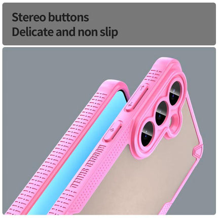 Armor Glaze Case For Samsung Phones Everyday Protection, Slim And Durable For Daily Handling - pink slim durable case with non-slip stereo buttons and camera cutouts