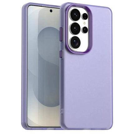 Essential Phone Case for Everyday Protection - slim purple TPU PC PET case with raised camera ring and matte finish