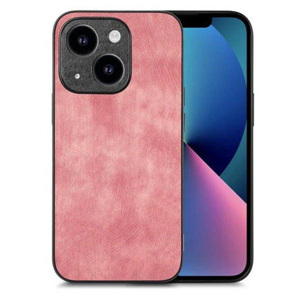 Leather Phone Case For Everyday iPhone Protection And Handling During Commutes And Daily Activities - slim pink leather TPU PC iPhone case with raised edges