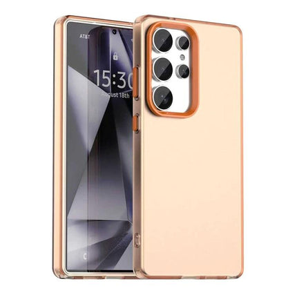 Essential Samsung Galaxy Phone Case for Everyday Protection - slim rose gold TPU PC PET hybrid case, camera cutout, scratch and bump guard