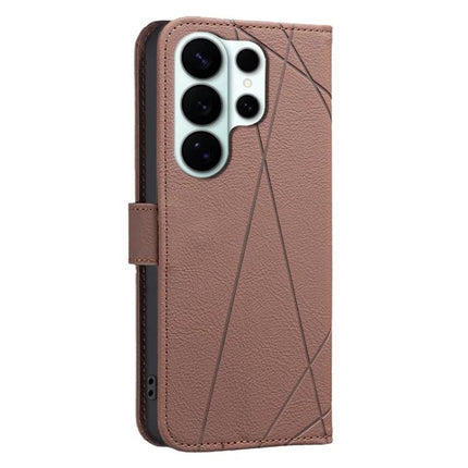 Leather Phone Case With Card Slots And Cash Pocket - brown leather wallet case with three card slots, cash pocket, RFID blocking, magnetic closure
