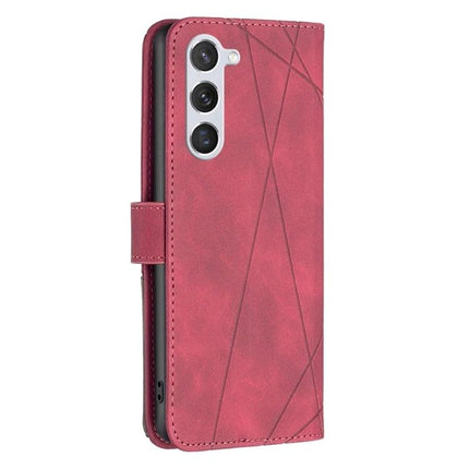 Leather Phone Case for Everyday Carry - red PU leather wallet case with card slots, photo frame and horizontal stand