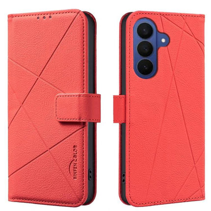 Leather Phone Case With Card Slots And Cash Pocket - coral RFID-blocking folio wallet with three card slots and cash pocket