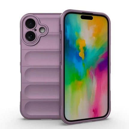 Essential Protective Case For iPhone Daily Use in mauve TPU with soft flannel lining, slim shock‑resistant design and precise cutouts