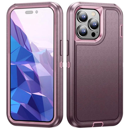 Waterproof Phone Case For Daily On-The-Go Protection - rose gold rugged 3-layer protective phone case with camera cutout