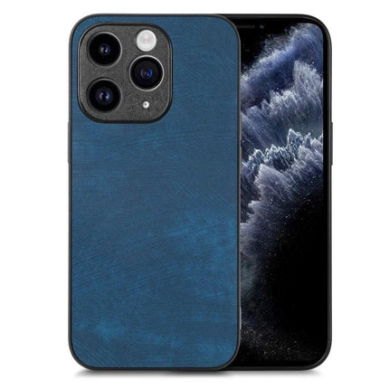 Classic Vintage Leather Phone Case For Everyday Protection And Easy Handling For Daily Convenience - blue leather slim protective phone case