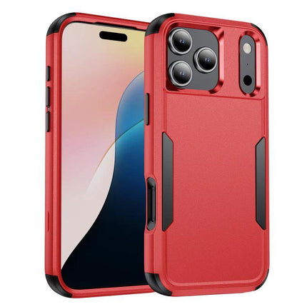 Phone Case for Daily Commutes slim red TPU+PC protective case for iPhone, shock and scratch resistant with precise port access