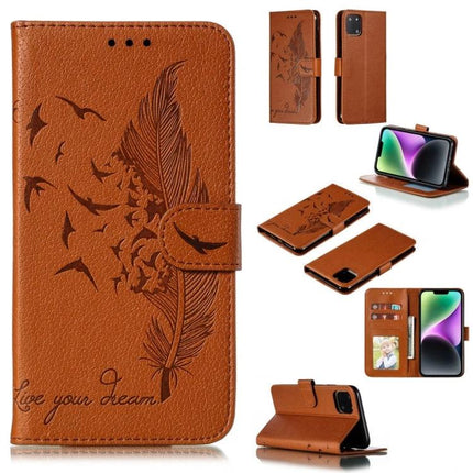 Leather Phone Case for Everyday Carry and Protection - genuine leather wallet case with card slots, horizontal viewing stand, slim commuter design