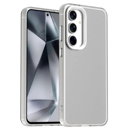 Essential Samsung Galaxy Phone Case for Everyday Protection slim silver TPU PC PET blend case with raised camera lip and full port access