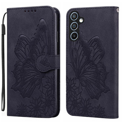 Leather Flip Case for Everyday Phone Protection with embossed butterfly design, card slots, PU leather and TPU inner layer