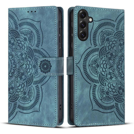 Everyday Leather Phone Case With Card Slots teal mandala folio wallet with two card slots and cash pocket