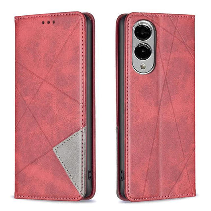 Leather Phone Case With Card Slot slim red PU leather wallet case with card slot and kickstand