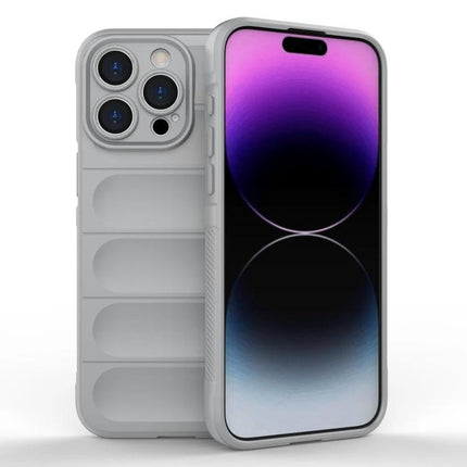 Essential Protective Case For iPhone Daily Use — slim gray TPU case with soft flannel lining, precise cutouts, scratch and dust protection for commuting and everyday use
