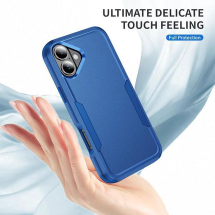 Phone Case for Everyday Protection on Commutes - blue slim TPU+PC commuter phone case showing camera cutout and lightweight pocket-ready design