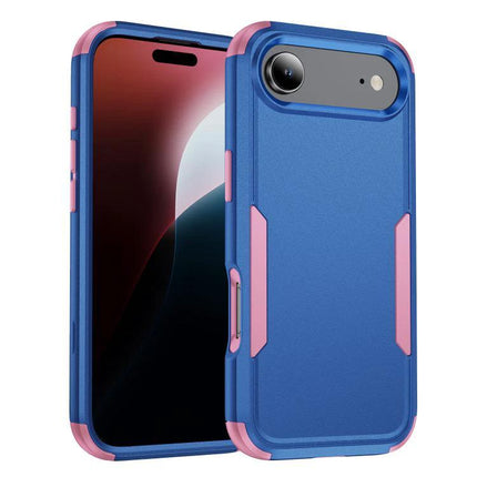Phone Case for Everyday Protection on Commutes - blue dual-layer TPU PC commuter phone case, slim impact and dust protection