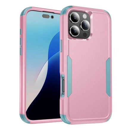 Durable Phone Case for Daily Commutes slim pink TPU+PC protective case for iPhone with raised camera lip and textured grip