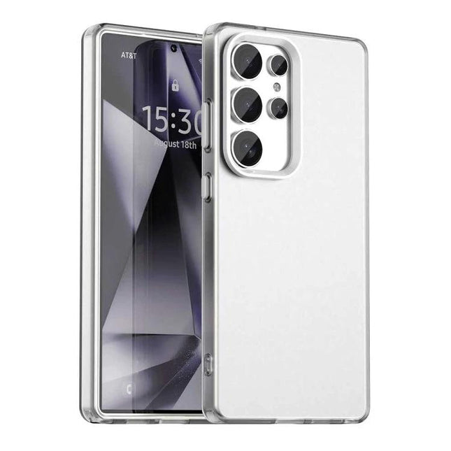 Essential Samsung Galaxy Phone Case for Everyday Protection — slim clear TPU/PC/PET case guarding against scratches and bumps with camera cutout