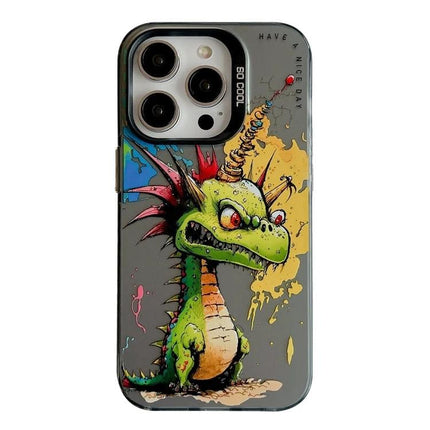 Animal Pattern Phone Case for Everyday Style and Protection with vibrant oil-painting dragon art, slim durable shell and easy port access