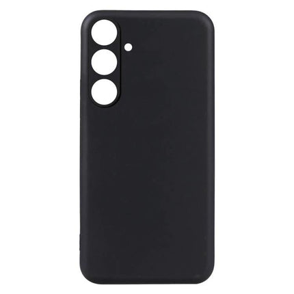 Essential Daily Protection Case For Samsung Galaxy Phones black TPU slim protective case with triple camera cutouts