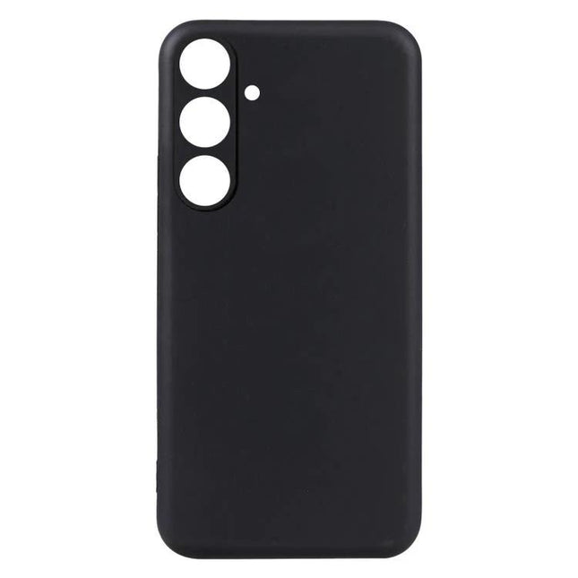 Essential Daily Protection Case For Samsung Galaxy Phones black TPU slim protective case with triple camera cutouts