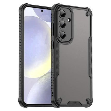 Armor Glaze Protective Case for Samsung Phones, Everyday Use slim PC TPU blend case with raised edges for screen and camera protection