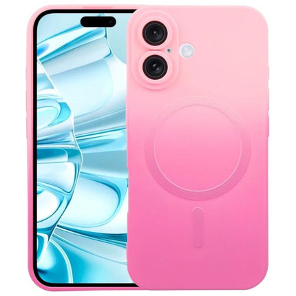 iPhone Gradient Case for Everyday Protection in pink showing subtle gradient, slim durable design, raised camera protection and access to ports