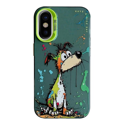 iPhone Case Animal Print for Everyday Protection — slim TPU+PC protective case with playful cartoon dog design, shock‑absorbing, pocket‑friendly