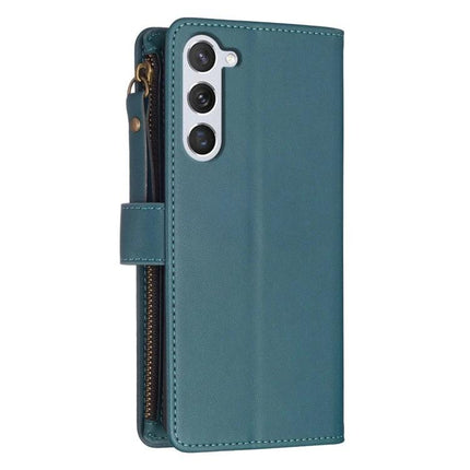 Leather Flip Wallet Case for Everyday Phone Storage teal PU leather flip wallet with zippered cash pocket and card slots for travel