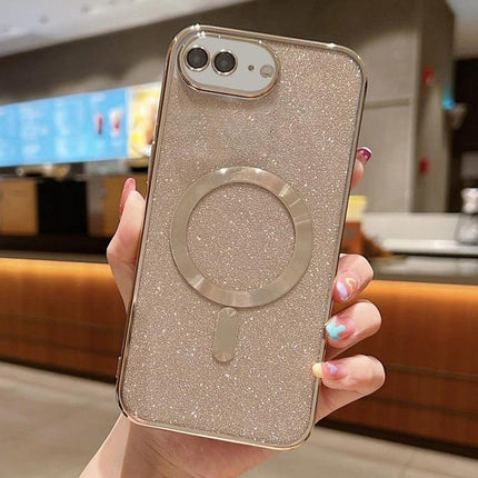 Essential Phone Case For Daily Protection glitter TPU case with electroplated frame and built-in ring grip, slim drop and scratch protection