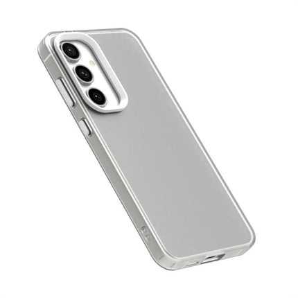 Candy Phone Case for Samsung Everyday Protection clear white candy-inspired protective case with TPU PC PET multi-material construction