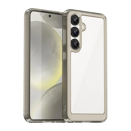 Colorful Samsung Galaxy Case For Everyday Protection clear TPU acrylic phone case with raised camera protection and grip