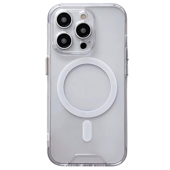 Acrylic Phone Case for Everyday Protection - clear slim acrylic shell with TPU liner and MagSafe ring for scratch and bump protection