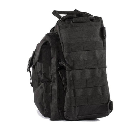 Outdoor Messenger Laptop Bag, Waterproof For Daily Commute - black 25L waterproof 600D oxford commuter messenger with external pockets and MOLLE panels
