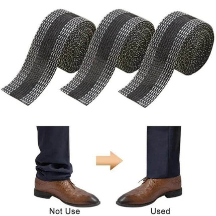 Pant Leg Stickers For Repairs 50m Polyester Roll For DIY Patches - black iron-on hem tape roll for fixing pant hems and extending garment life
