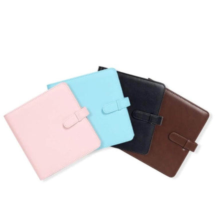 Polaroid Square Photo Storage Album Pink for Polaroids compact pink PU album with shockproof, wear‑resistant cover for travel and home