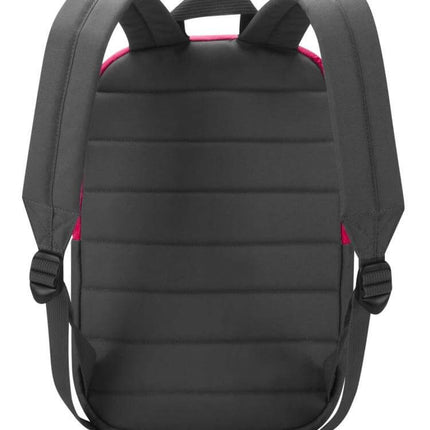 POFOKO 13.3 Inch Laptop Backpack Color Matching S Size compact polyester school and travel backpack back view with padded straps
