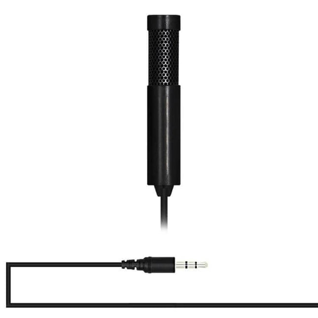 Portable Condenser Microphone For Streaming And Recording - compact black travel condenser mic with noise-cancellation for streaming, podcasting, gaming