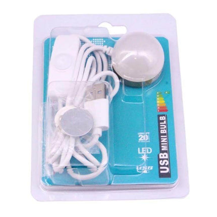 Portable USB Reading Light With Magnetic Base Warm White - compact USB-A warm white lamp with clip, magnetic base and 3 brightness modes
