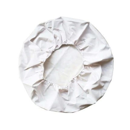 PVC Spare Tire Cover Fits 13 To 17 Inch Waterproof Dust Protection - white PVC cover with elastic band for cars SUVs vans trailers